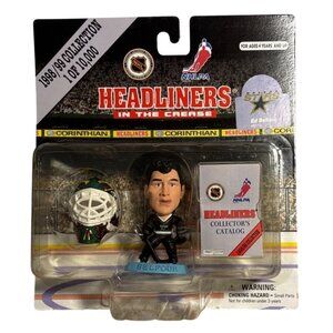 1998/99 Corinthian NHLPA Headliners In The Crease Ed Belfour Figure Goalie Mask
